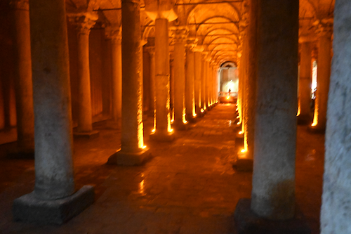 トルコ旅行記18 イスタンブール地下宮殿バシリカ シスタン にしけいポン